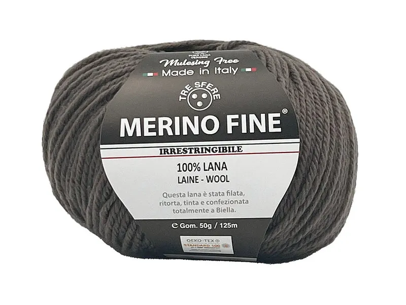 Lana merino fine cf 500 gr | 100% lana | maglia e uncinetto