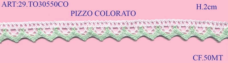 Pizzo to30550 colorato cf 20mt