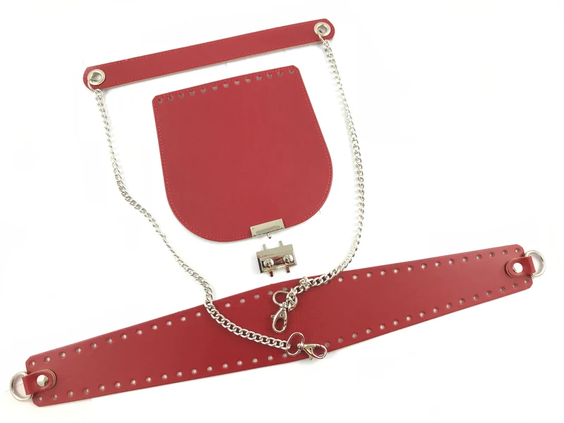 Kit borsa uncinetto con patella + tracolla + laterale | tre sfere