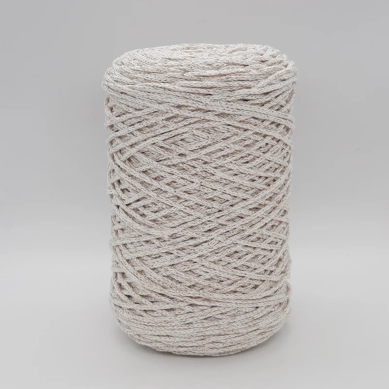 Cordino Brady Panna e Lurex Oro 250gr