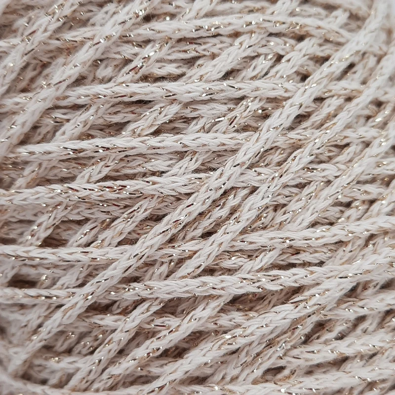 Cordino Brady Panna e Lurex Oro 250gr