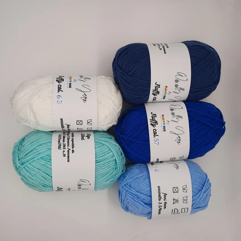Kit Fluffy Mare, Filato Baby 250gr