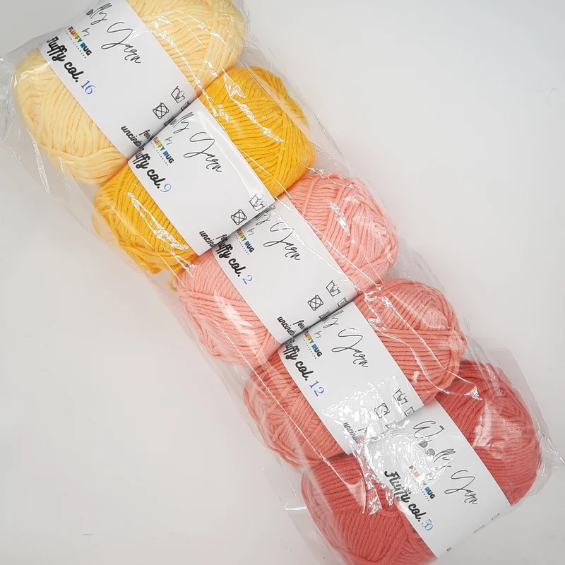 Kit Fluffy Tramonto, Filato Baby 250gr