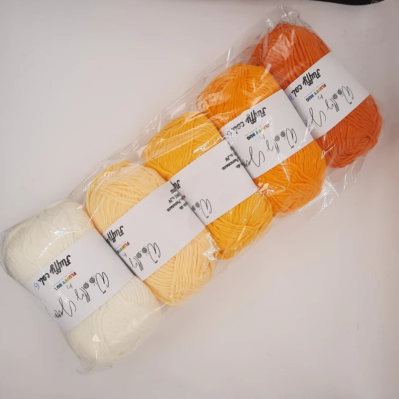 Kit Fluffy Sunny, Filato Baby 250gr