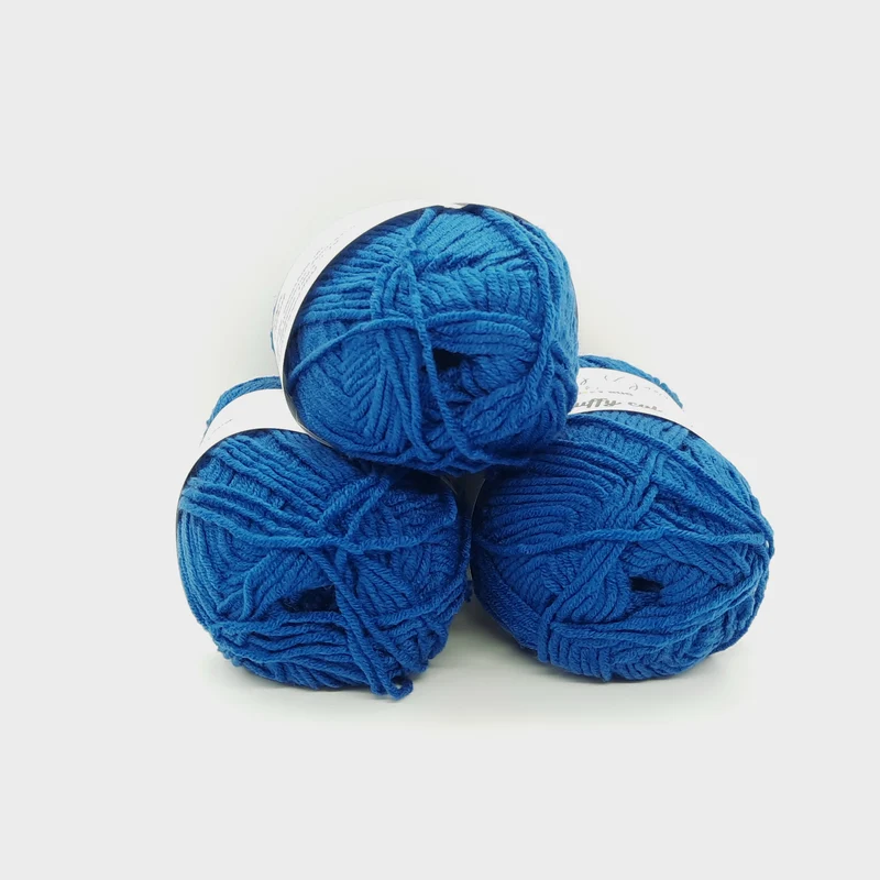 Fluffy Blu Elettrico, Filato Baby N.57