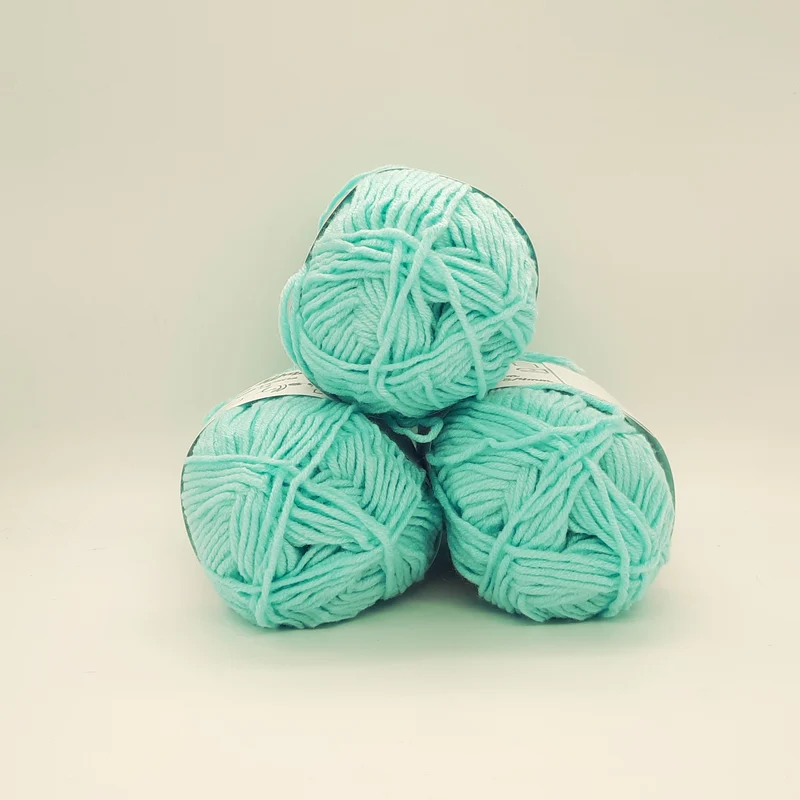 Fluffy Verde Acqua, Filato Baby N.5