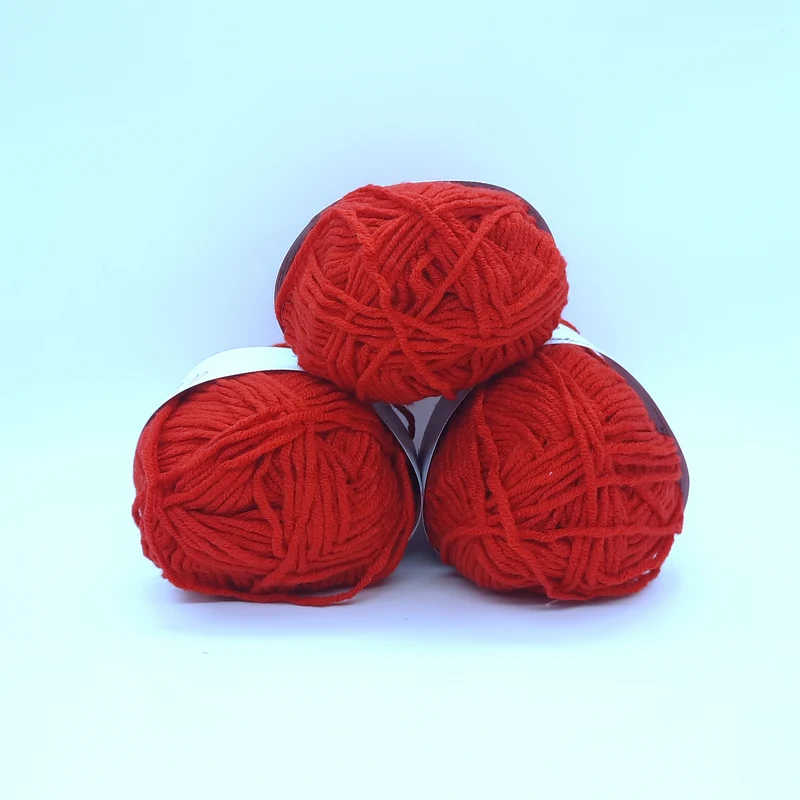 Fluffy Rosso Natale, Filato Baby N.20