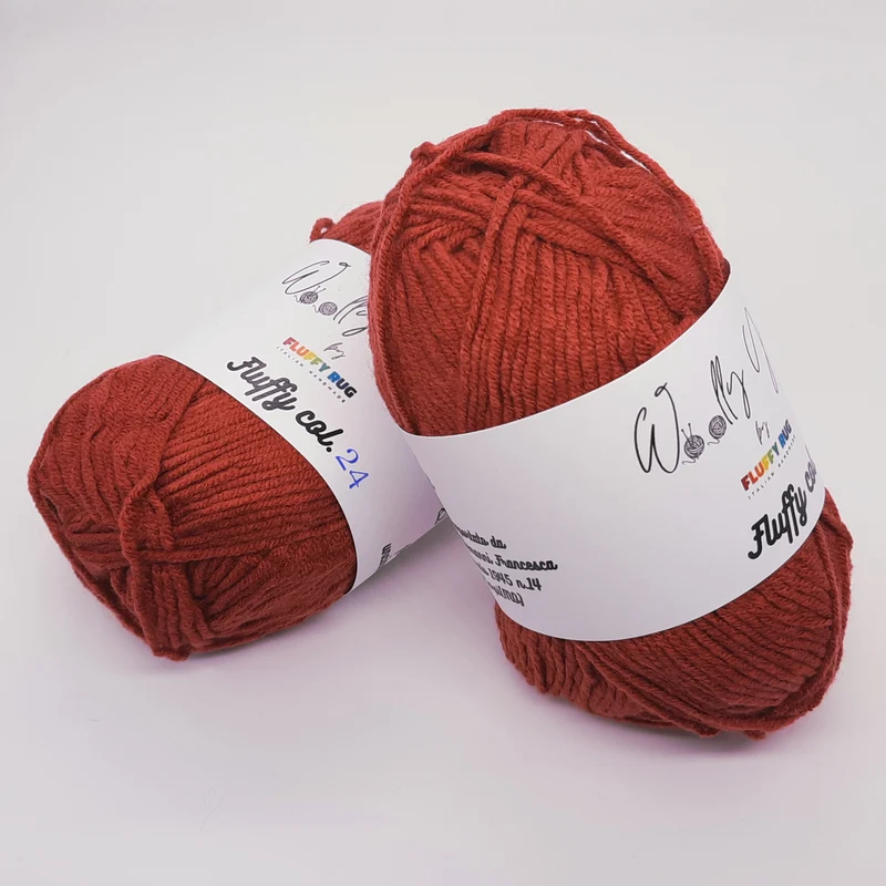 Fluffy Terra di Siena, Filato Baby N.24
