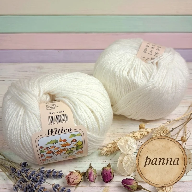 Lana 50 o 70% misto filato sintetico gomitoli x uncinetto ferri 3-3.5