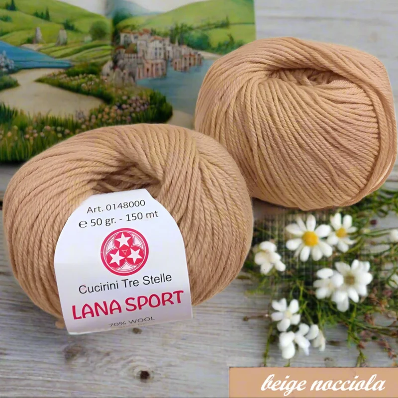 Lana 50 o 70% misto filato sintetico gomitoli x uncinetto ferri 3-3.5