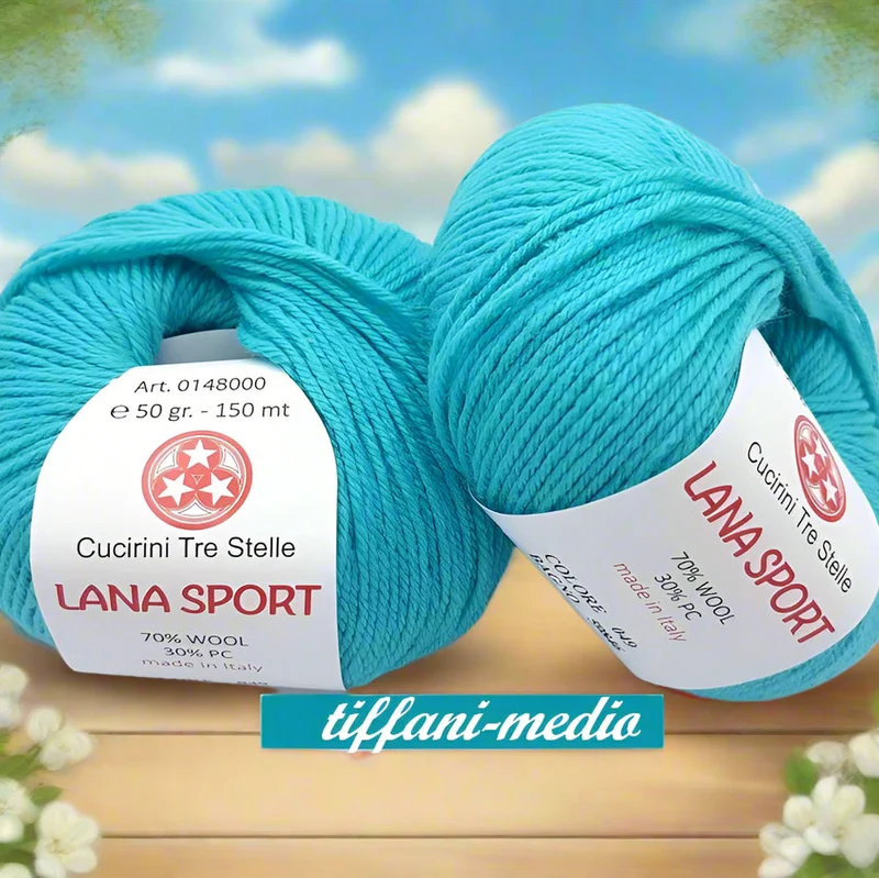 Lana 50 o 70% misto filato sintetico gomitoli x uncinetto ferri 3-3.5