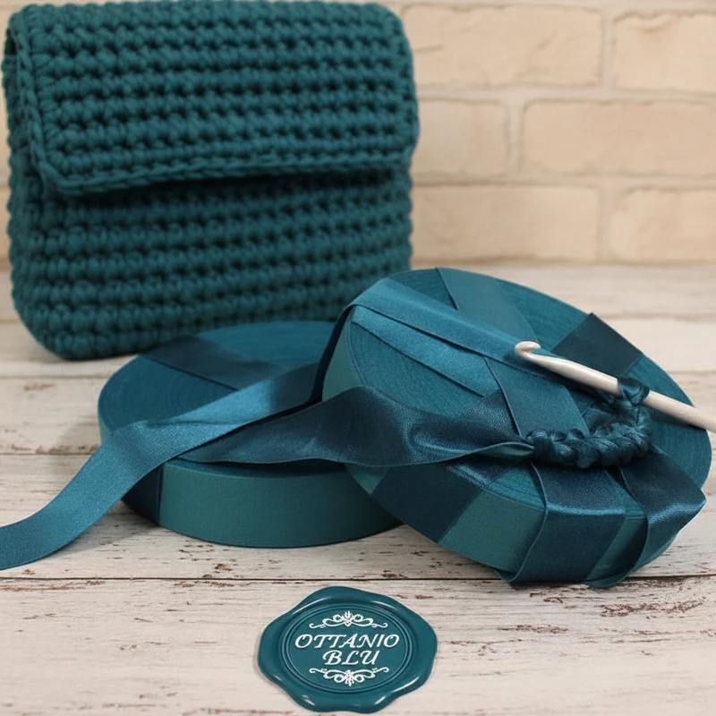 Fettuccia velluto borse uncinetto e clutch bags - pizza crochet velvet