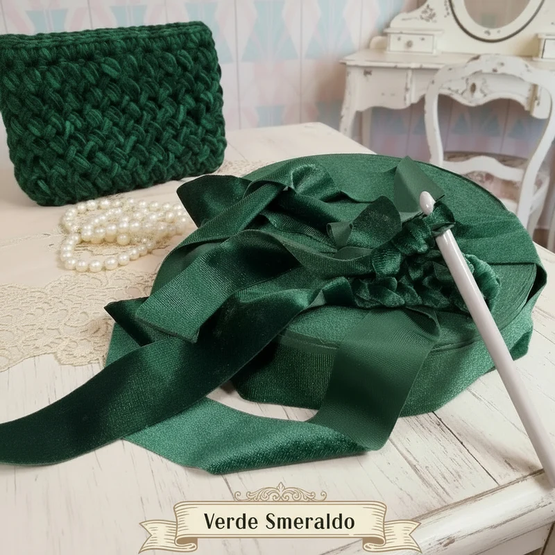 Fettuccia velluto borse uncinetto e clutch bags - pizza crochet velvet