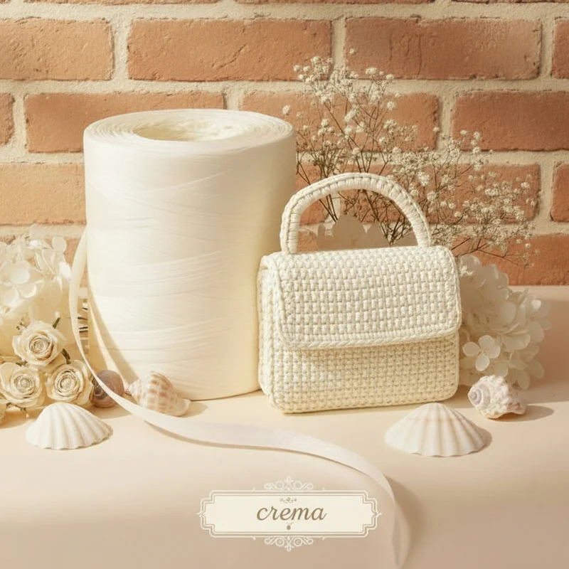 Rafia naturale cellulosa vegetale uncinetto crochet borse e cappelli