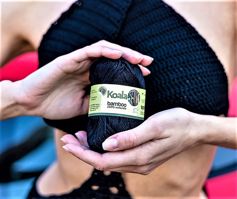 Filato Koala in Bamboo Naturale 100%, marca TreSfere, Confezione da 5 gomitoli, 250 grammi, 10 Colori