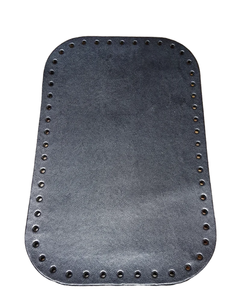 Fondo Tre Sfere Rettangolare in Similpelle per Borse, per Creare una Borsa Fai da Te 18 x 28 cm