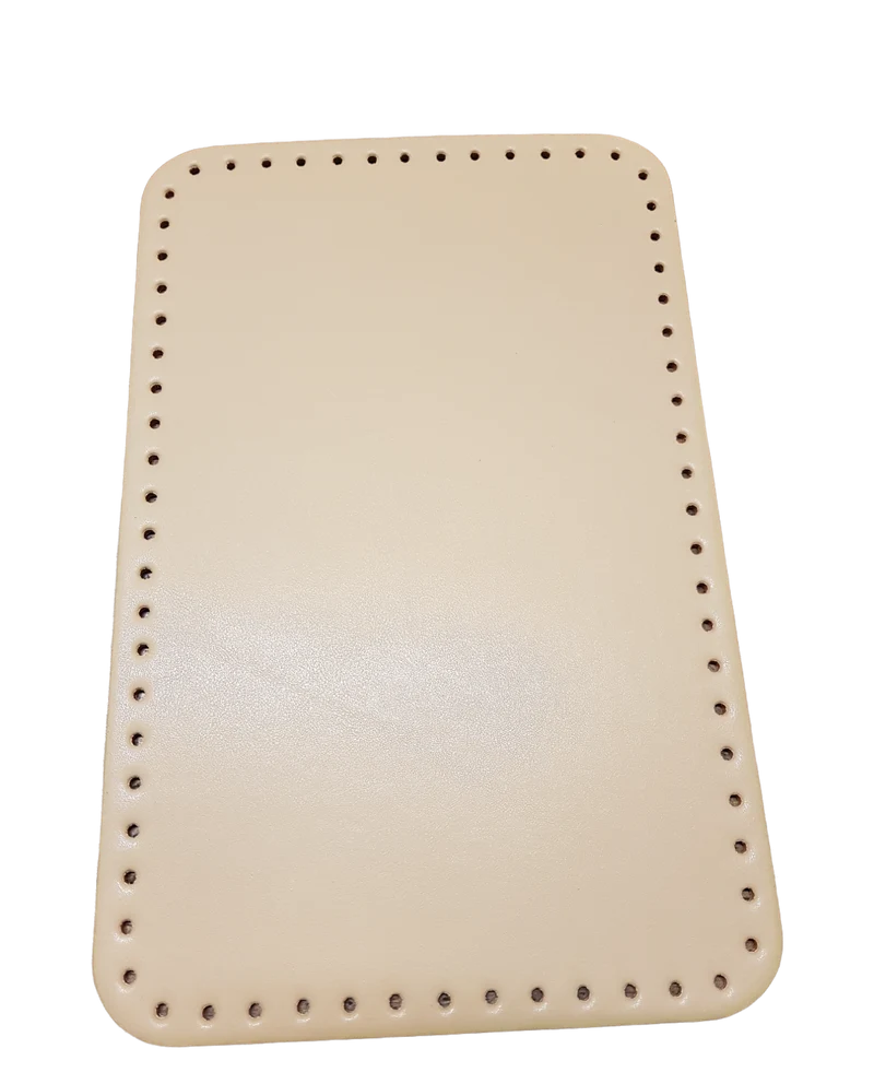 Fondo Tre Sfere Rettangolare in Similpelle per Borse, per Creare una Borsa Fai da Te 18 x 28 cm