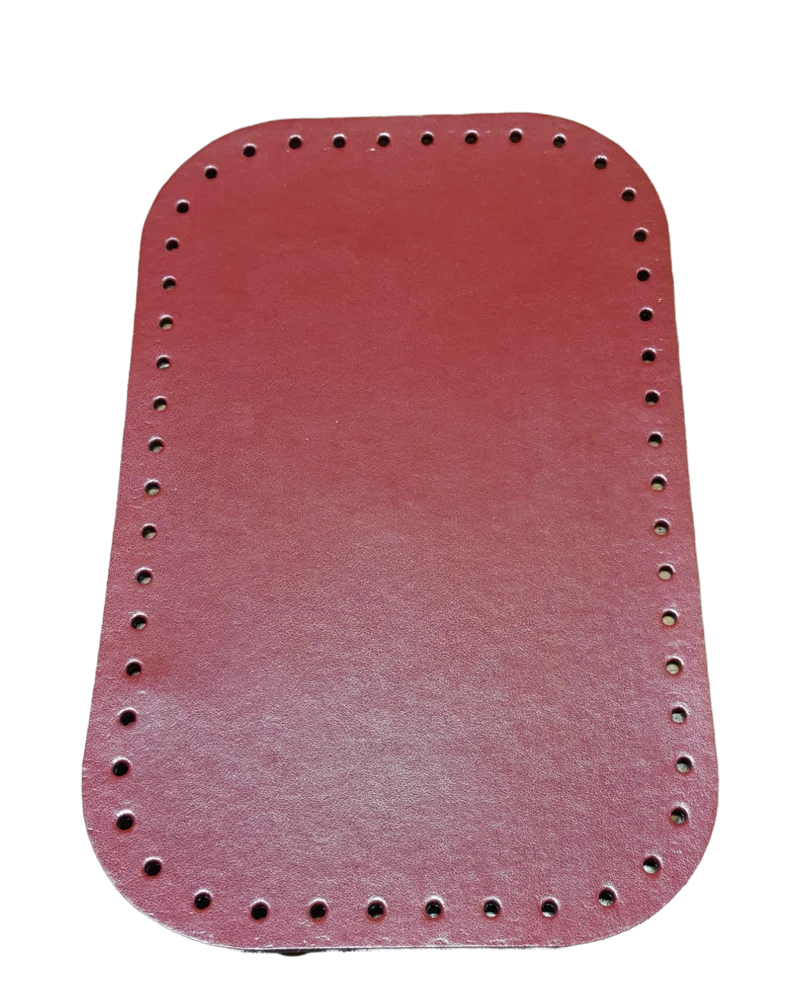 Fondo Tre Sfere Rettangolare in Similpelle per Borse, per Creare una Borsa Fai da Te 18 x 28 cm