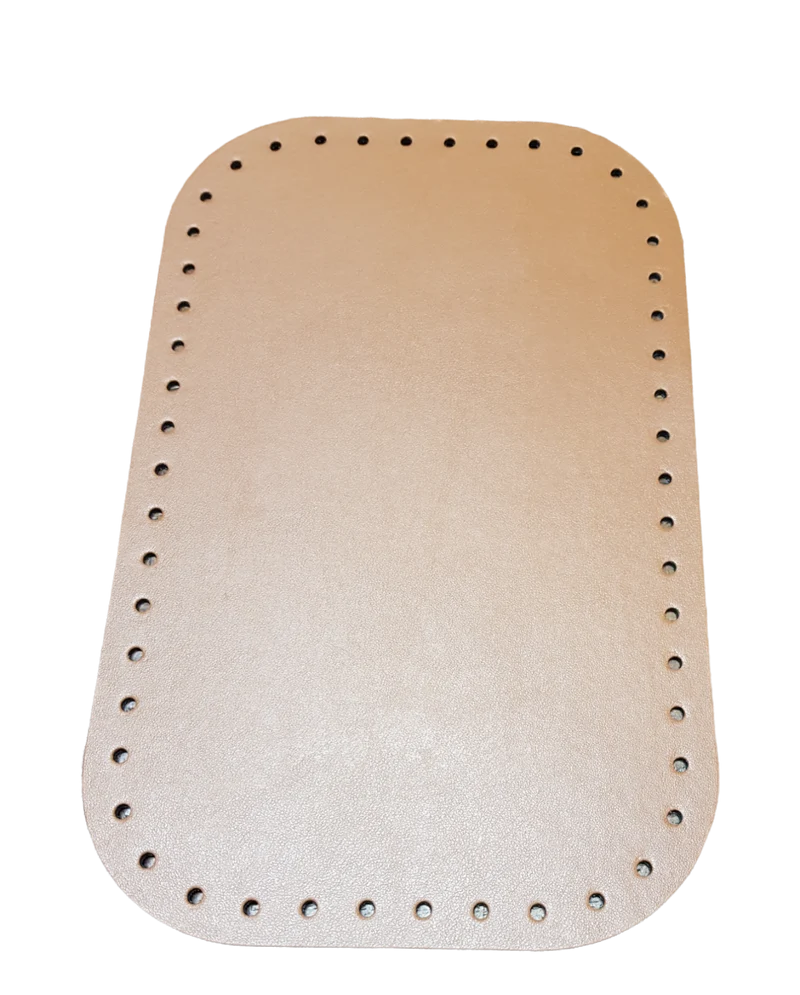 Fondo Tre Sfere Rettangolare in Similpelle per Borse, per Creare una Borsa Fai da Te 18 x 28 cm