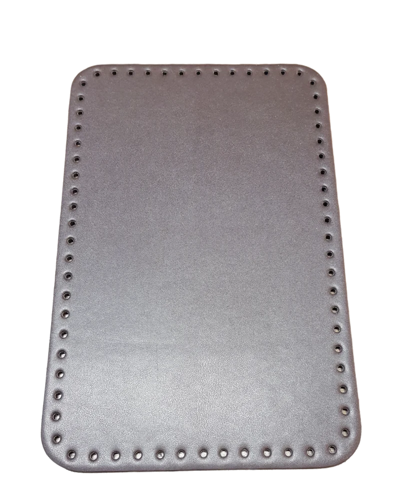 Fondo Tre Sfere Rettangolare in Similpelle per Borse, per Creare una Borsa Fai da Te 18 x 28 cm