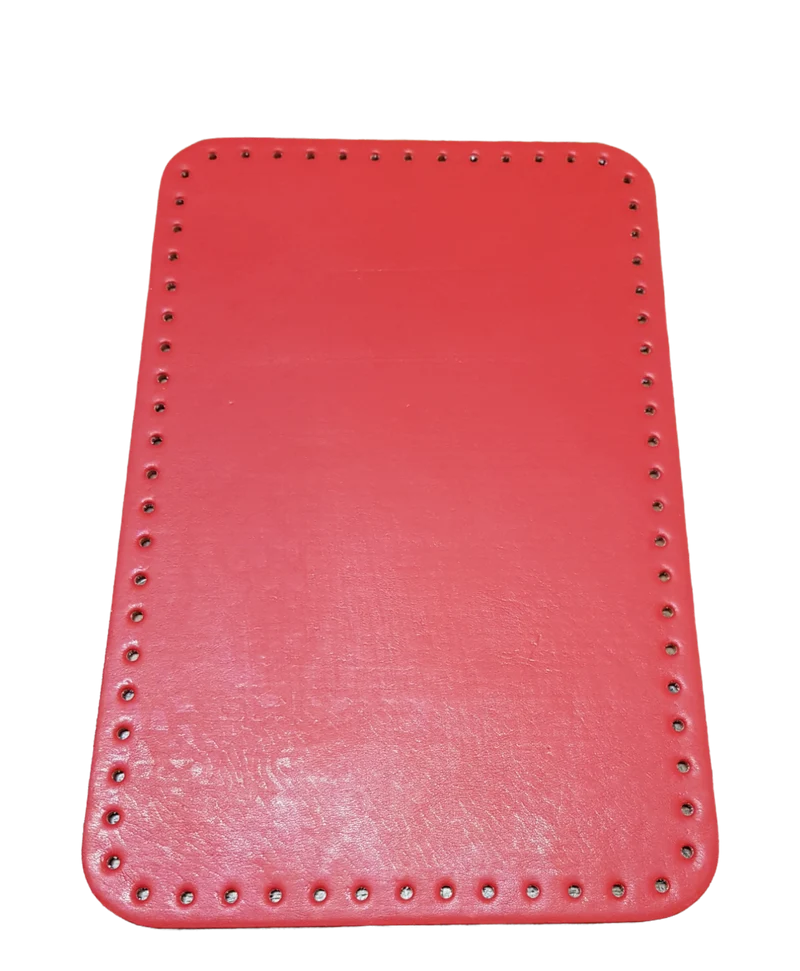 Fondo Tre Sfere Rettangolare in Similpelle per Borse, per Creare una Borsa Fai da Te 18 x 28 cm