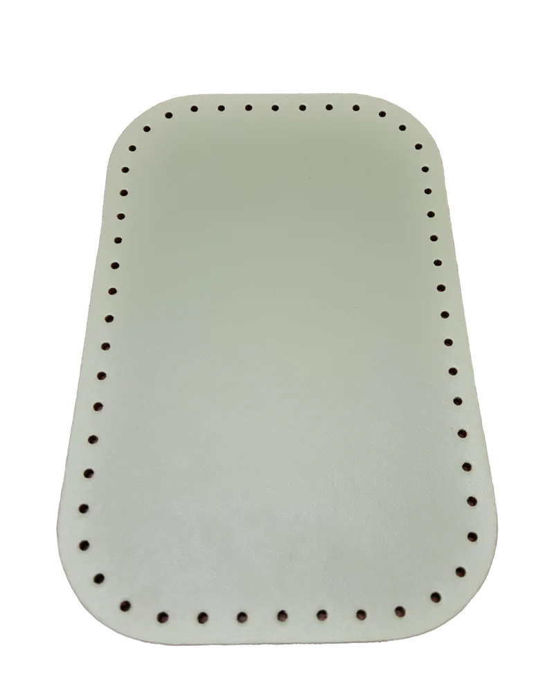 Fondo Tre Sfere Rettangolare in Similpelle per Borse, per Creare una Borsa Fai da Te 18 x 28 cm
