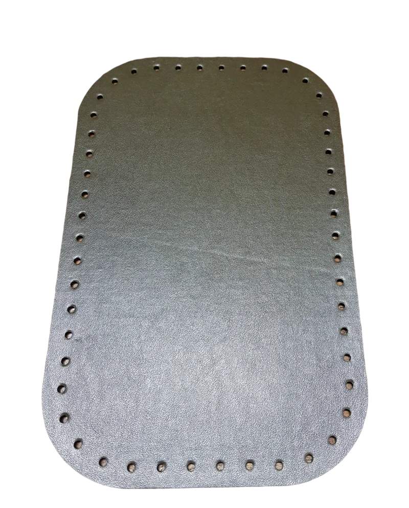 Fondo Tre Sfere Rettangolare in Similpelle per Borse, per Creare una Borsa Fai da Te 18 x 28 cm