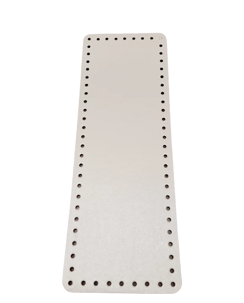 Fondo Rettangolare Tre Sfere in Similpelle per Borse, per Creare una Borsa Fai da Te, 31 x 11 cm