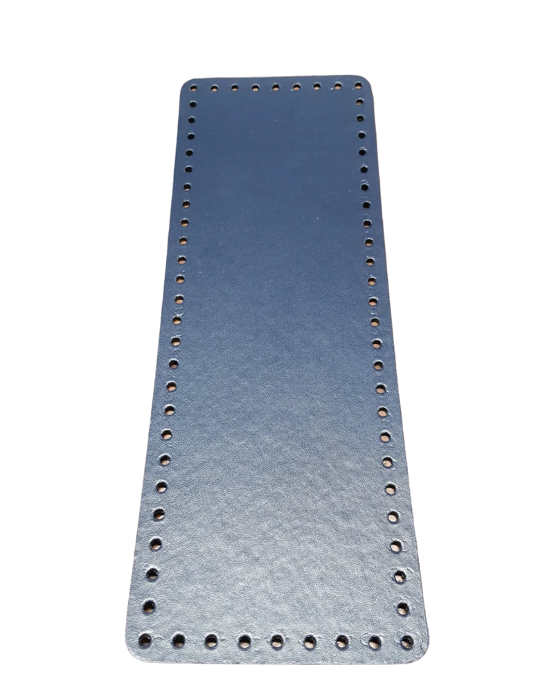 Fondo Rettangolare Tre Sfere in Similpelle per Borse, per Creare una Borsa Fai da Te, 31 x 11 cm