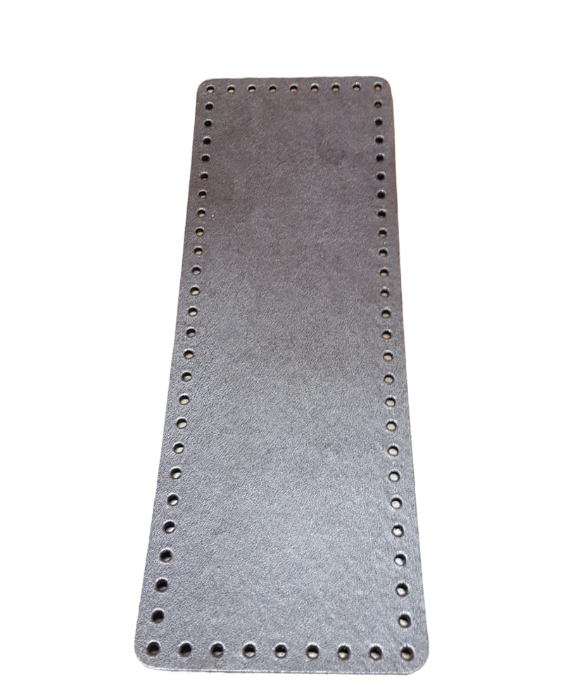Fondo Rettangolare Tre Sfere in Similpelle per Borse, per Creare una Borsa Fai da Te, 31 x 11 cm