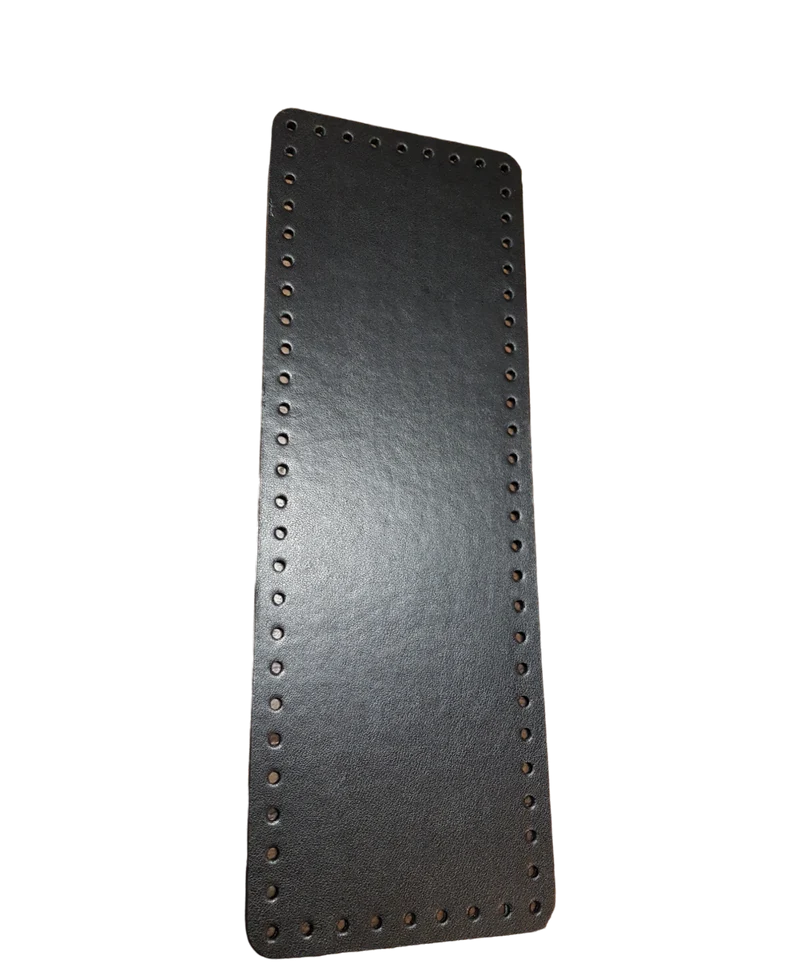 Fondo Rettangolare Tre Sfere in Similpelle per Borse, per Creare una Borsa Fai da Te, 31 x 11 cm