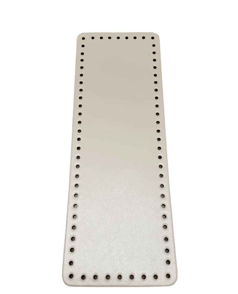 Fondo Rettangolare Tre Sfere in Similpelle per Borse, per Creare una Borsa Fai da Te, 31 x 11 cm