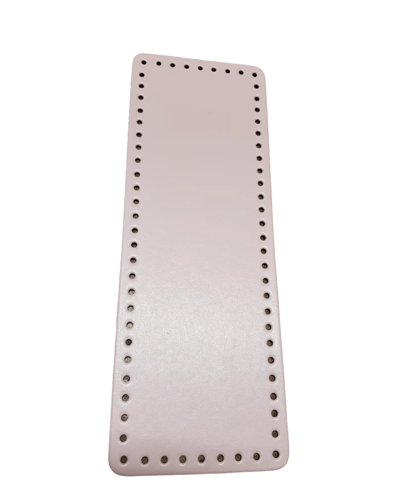 Fondo Rettangolare Tre Sfere in Similpelle per Borse, per Creare una Borsa Fai da Te, 31 x 11 cm