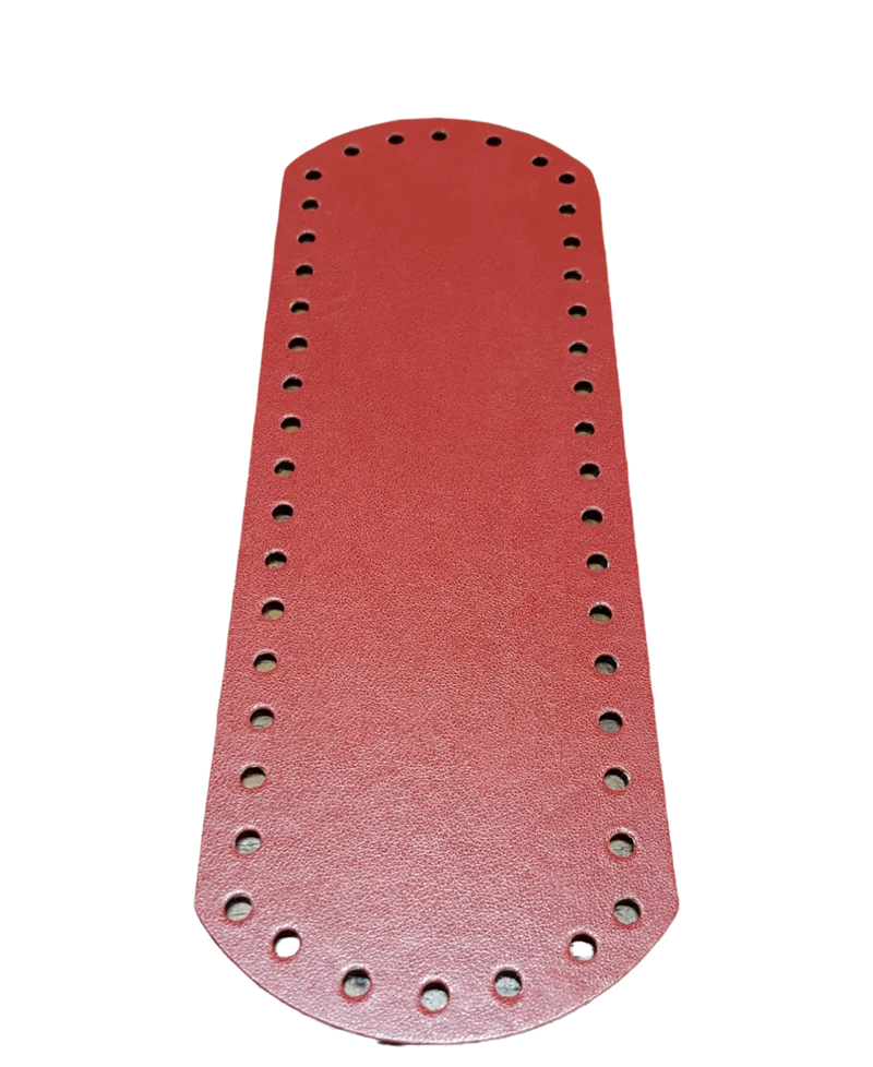 Fondo Tre Sfere in Similpelle per Borse, per Creare una Borsa Fai da Te Hand Made, 24 x 8 cm