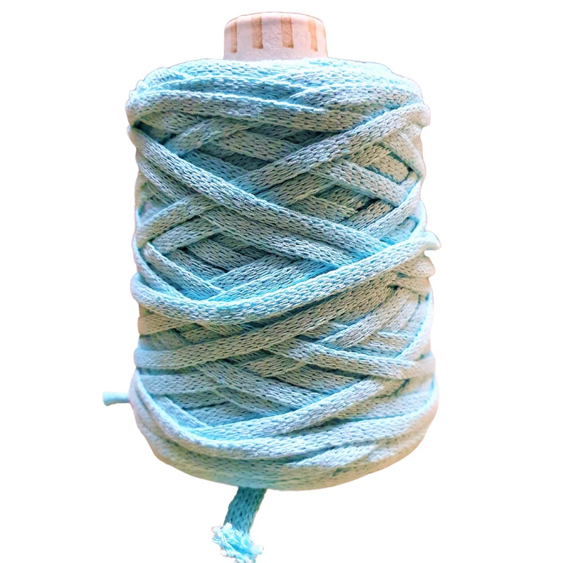 Fettuccia Turchese per Borse Hand Made Opaca Tubolare, Tricot Bags King Rocca 120mt, 400gr