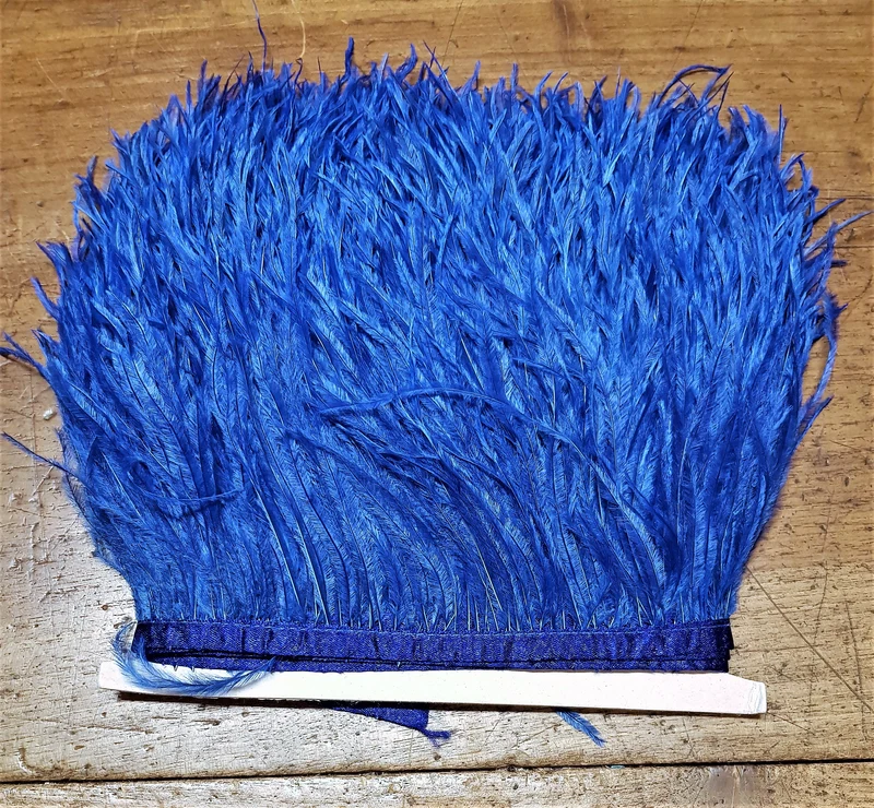 1 Mt di Frangia di Piume Altezza 15cm, Passamaneria Moda per Borse e Abbigliamento