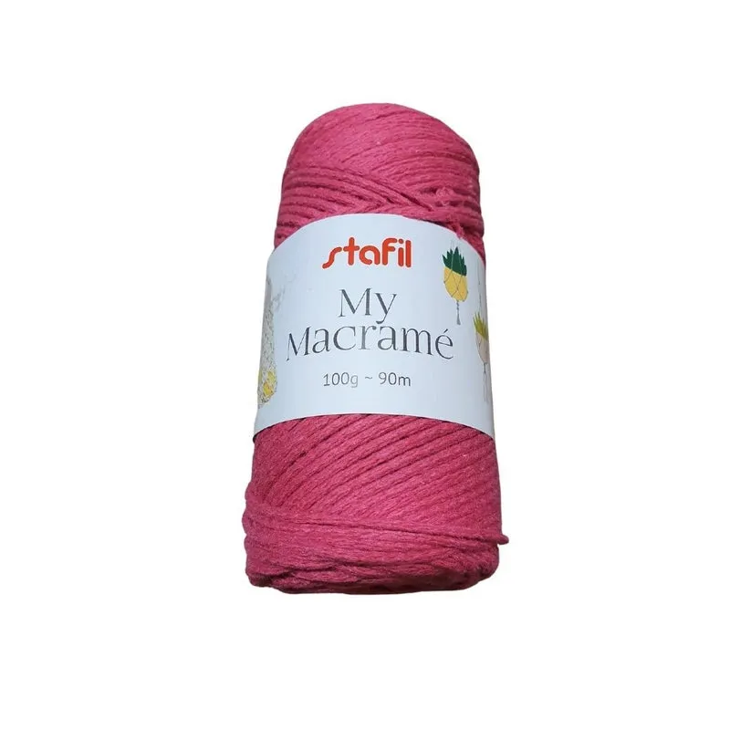 Gomitolo di Filato My Macramè Stafil in Cotone Riciclato per Hobbistica 100g