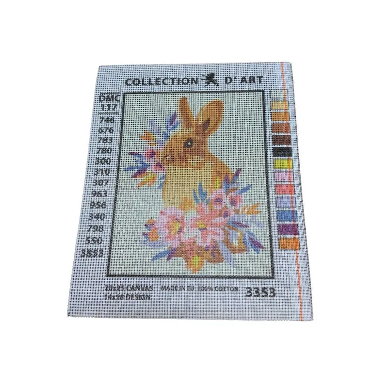Collection d’Art Kit Ricamo Mezzo Punto Croce che Consente di Realizzare un Quadro da Ricamare