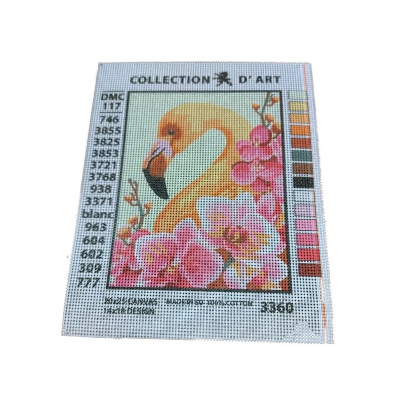 Collection d’Art Kit Ricamo Mezzo Punto Croce che Consente di Realizzare un Quadro da Ricamare