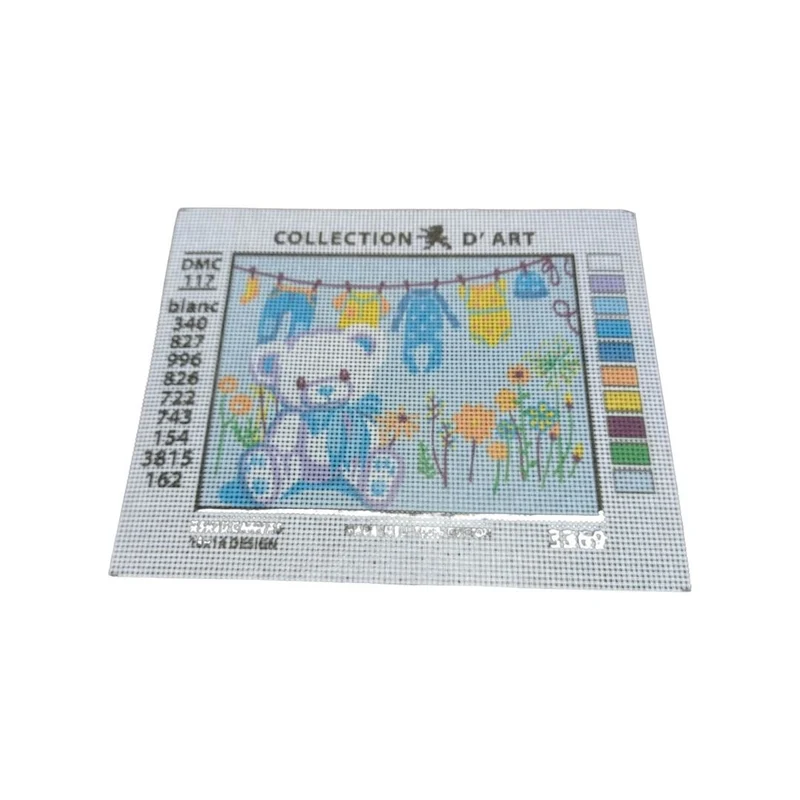 Collection d’Art Kit Ricamo Mezzo Punto Croce che Consente di Realizzare un Quadro da Ricamare