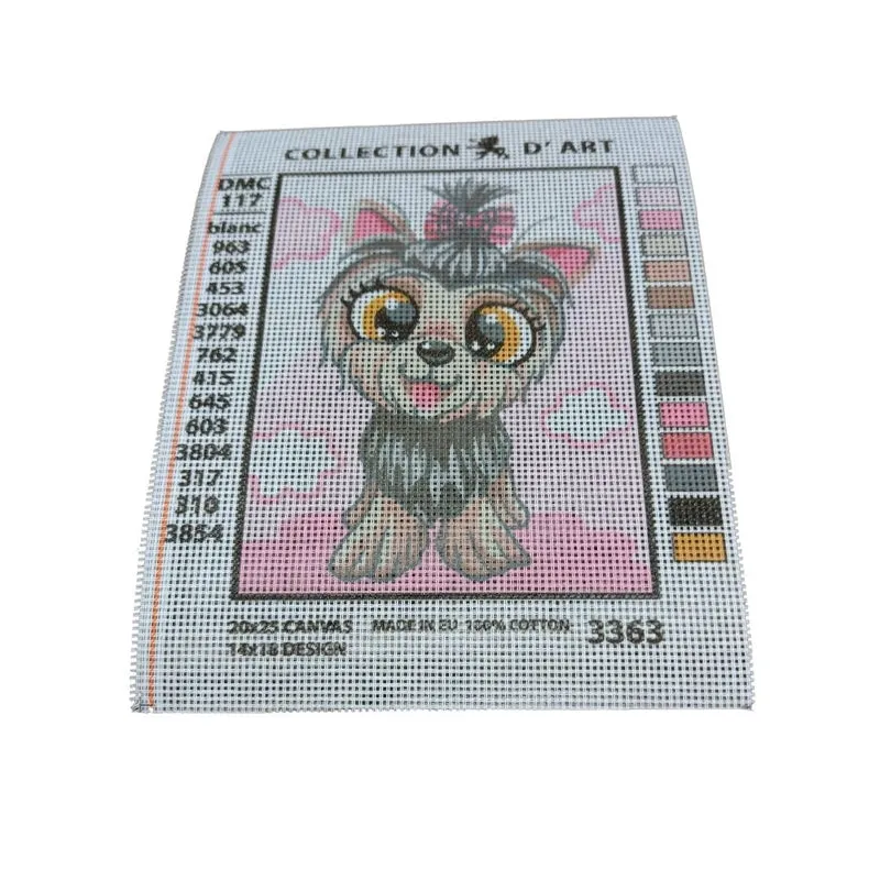 Collection d’Art Kit Ricamo Mezzo Punto Croce che Consente di Realizzare un Quadro da Ricamare