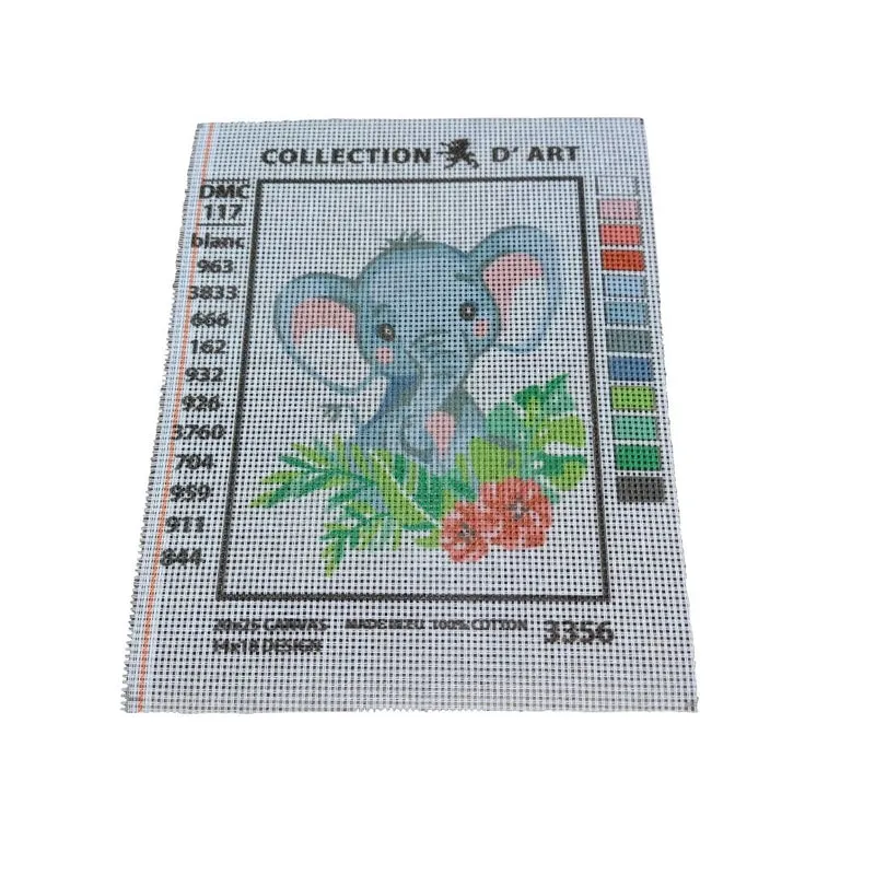 Collection d’Art Kit Ricamo Mezzo Punto Croce che Consente di Realizzare un Quadro da Ricamare