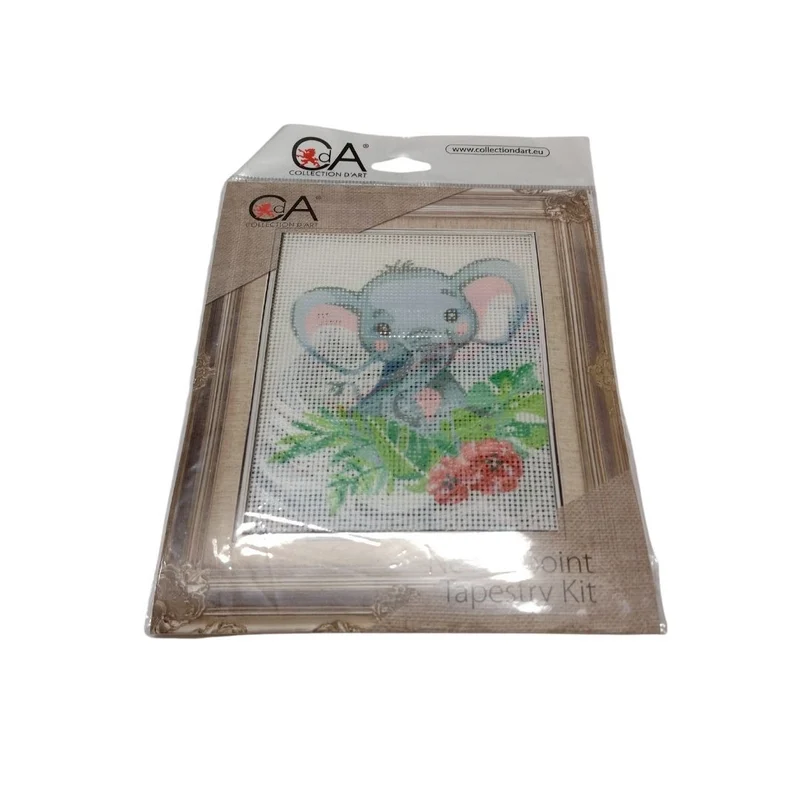 Collection d’Art Kit Ricamo Mezzo Punto Croce che Consente di Realizzare un Quadro da Ricamare