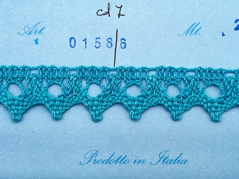 Pizzo 0158 color cm 1,8 cf.20mt.