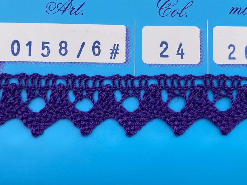 Pizzo 0158 color cm 1,8 cf.20mt.
