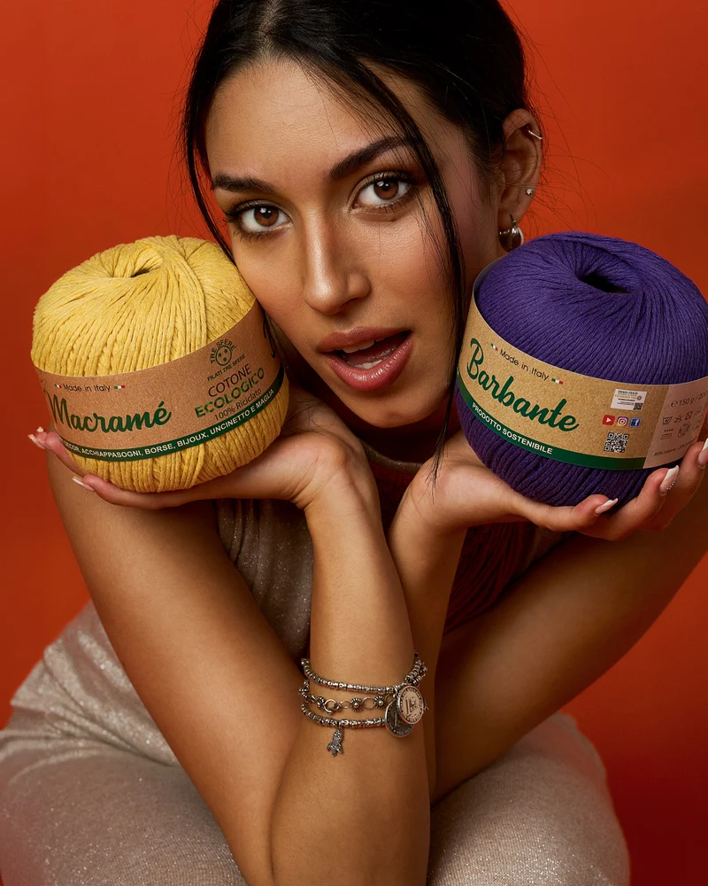 Cordino macramè barbante | cf 900 gr | 80% cotone 20% poliestere