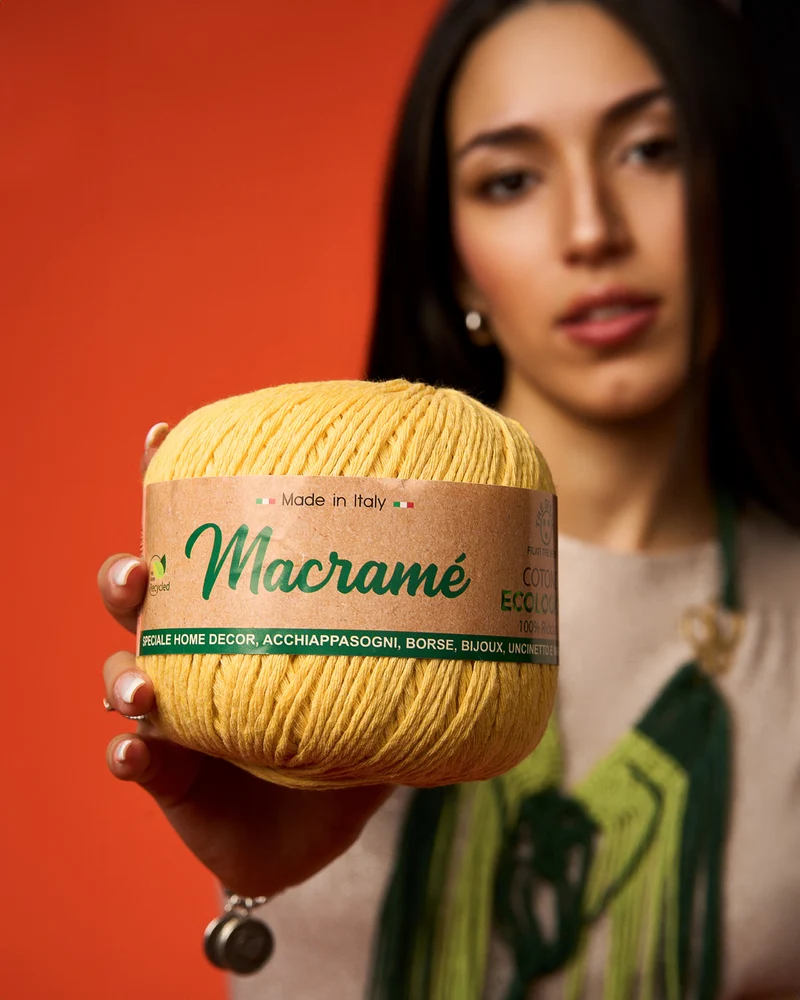 Cordino macramè barbante | cf 900 gr | 80% cotone 20% poliestere