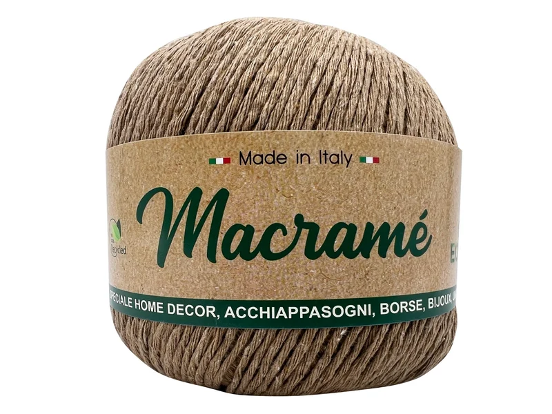 Cordino macramè barbante | cf 900 gr | 80% cotone 20% poliestere