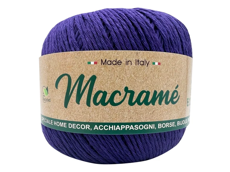Cordino macramè barbante | cf 900 gr | 80% cotone 20% poliestere