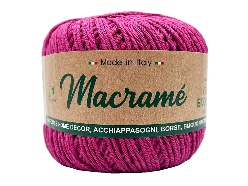 Cordino macramè barbante | cf 900 gr | 80% cotone 20% poliestere